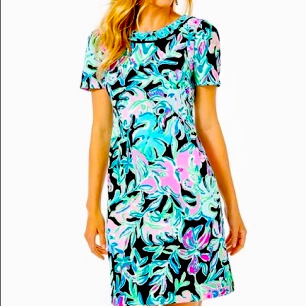 Lilly Pulitzer Tamaya Shift Dress - size L NWOT